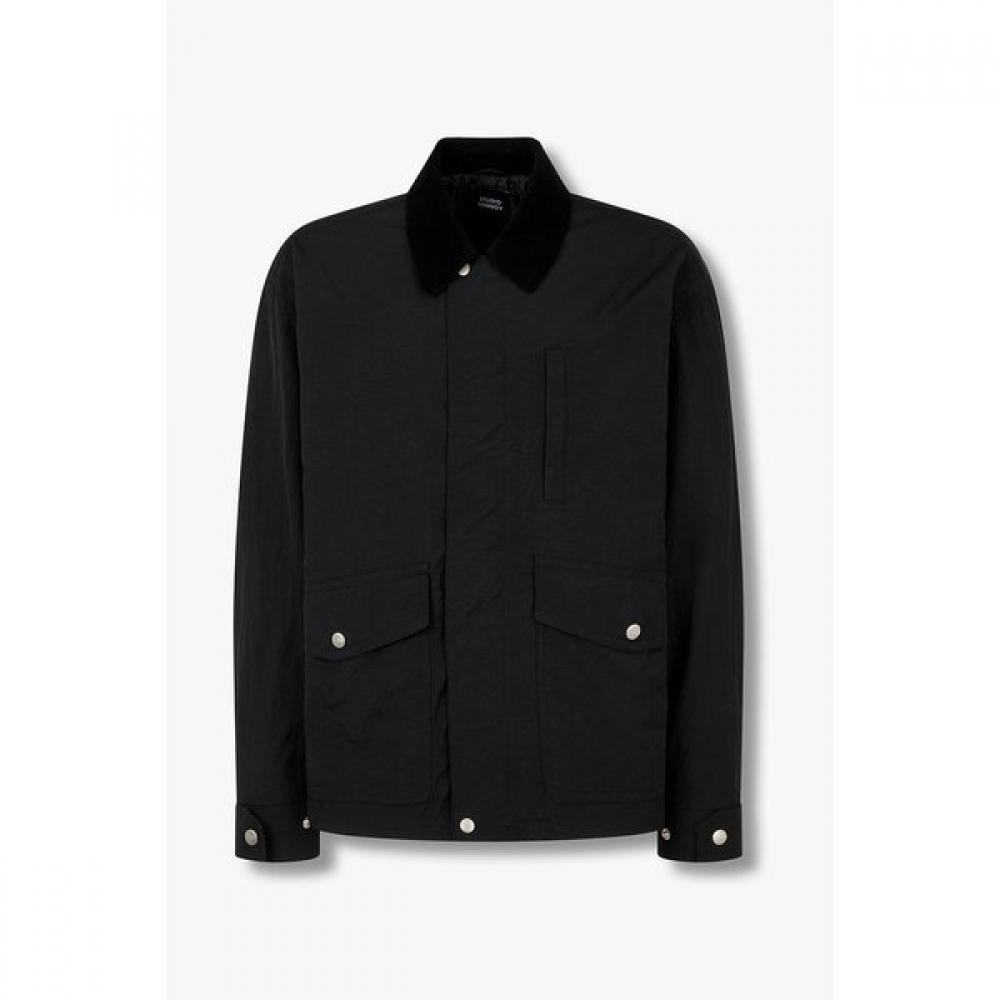 

Tomboy Out Pocket Collar Jumper 91m6113112ar 99 (black)/L(100~105)