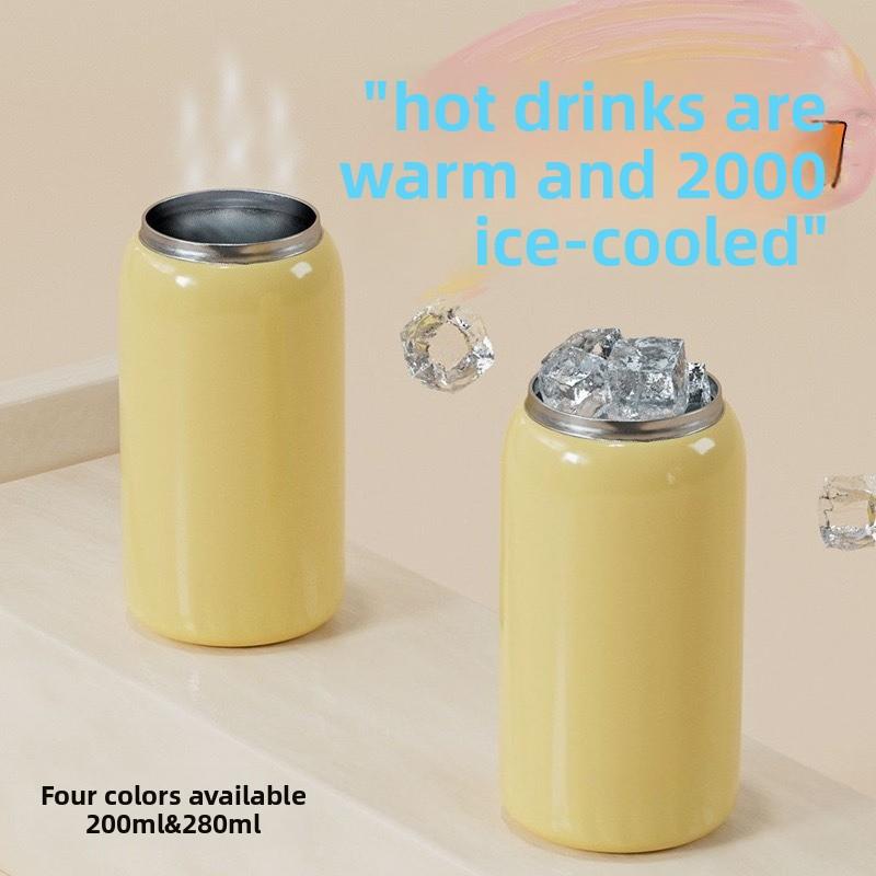 316 Stainless Steel Student Insulated Cup - 7oz/10oz Mini Pocket Water Bottle - Outdoor Sports Portable Cold/hot Water Bottle