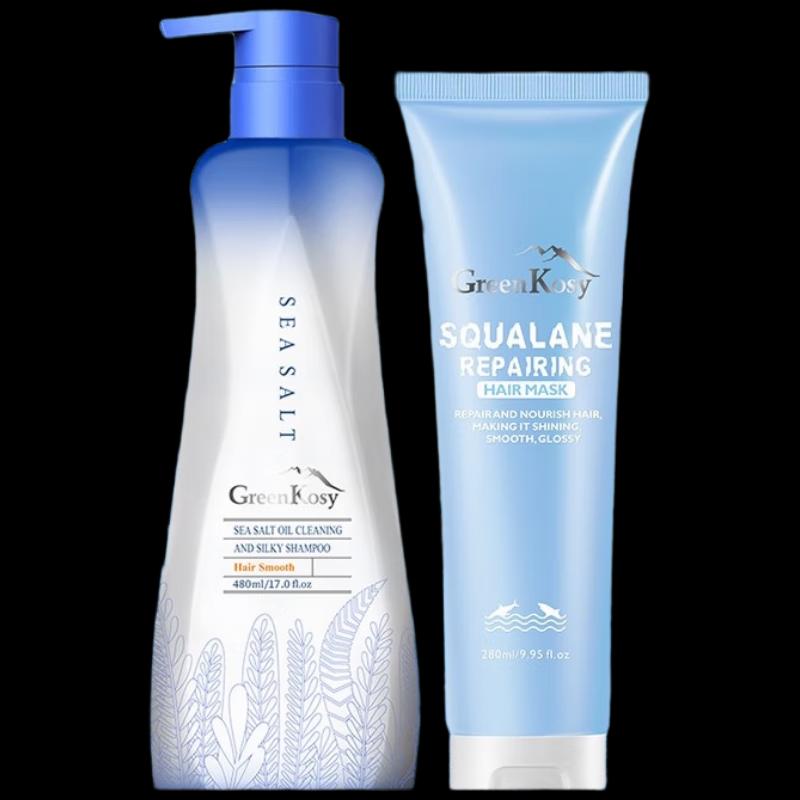 Green Valley Sea Salt Oil Control Shampoo & Squalane Hair Mask Set