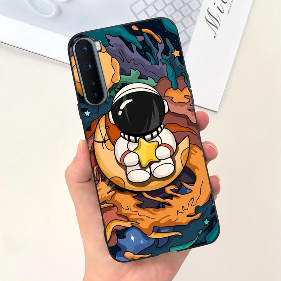 Für OnePlus Nord Hülle AC2001 AC2003 Stoßfeste Abdeckung Süßer Astronaut Silikon Funda Für One Plus Nord Hülle OnePlus 8 Nord Capa