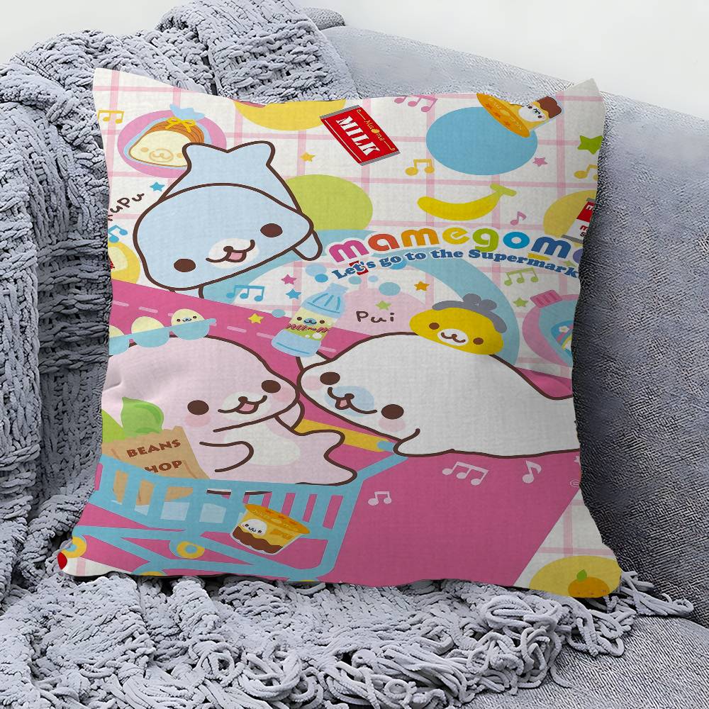 Kawaii Cartoon Mamegoma CUTE Cushion Cover Decorative Pillow Sofa Home Decor Case Pillow Cases