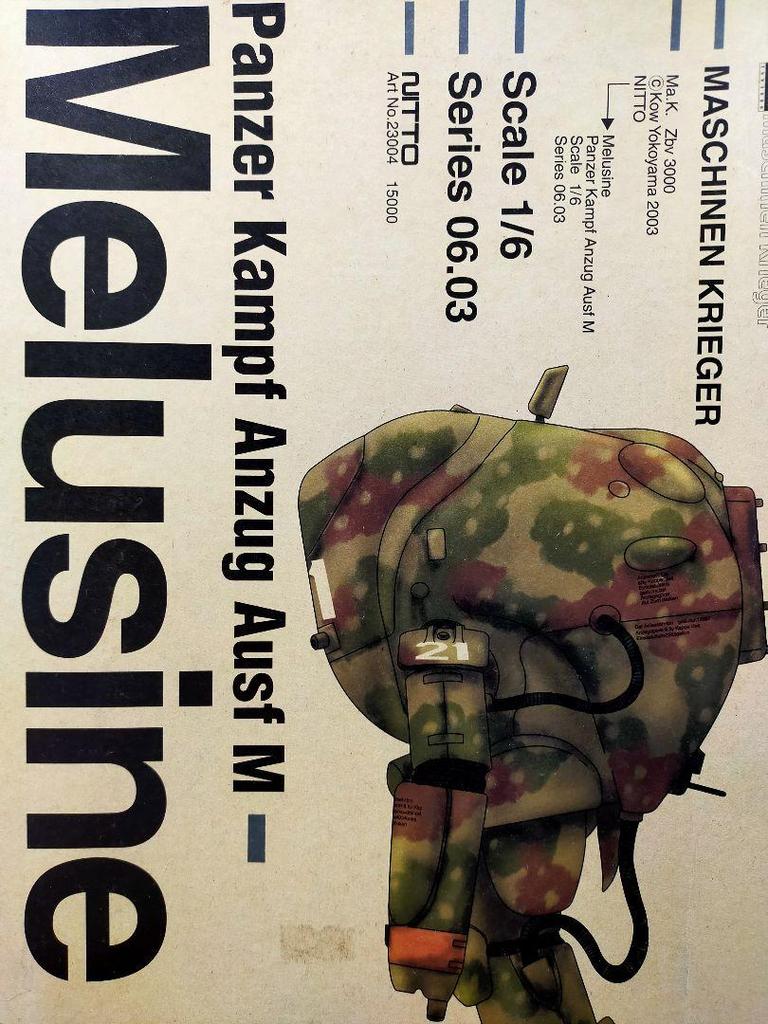 [USED] 1/6 Soft Vinyl Melusine P.K.A. Ausf.M Maschinen Krieger