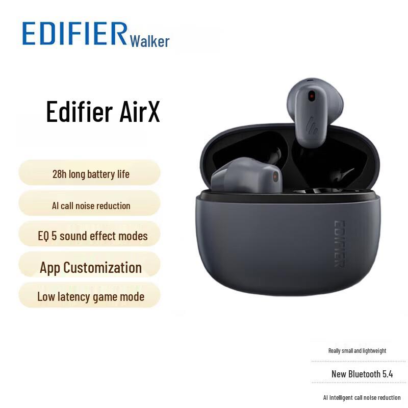 

Edifier Air X True Wireless Semi-in-ear ANC Earbuds