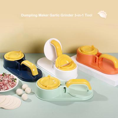 2Pcs Kitchen Dumpling Maker Dumpling Skin & Dumpling Press Mold 2-in-1 Gadgets Multifunctional Steamed Stuffed Bun DIY Making Tool for Pies
