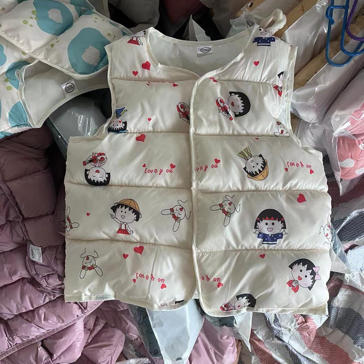 

Детская осенне-зимняя стеганая куртка-жилет для мальчиков и девочек, безрукавка для 1 2 3 4 5 6 лет, детская одежда 90