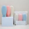 3 Pcs/set Cosmetic Dispenser Bottle 60ml Hose Squeeze Container Set Portable Travel Shampoo Bottle Flip Cap Lotion Bottle
