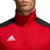 Adidas Regista 18 Training M Color Block Striped Comfortable Soft Skin-Friendly Stand Collar Long Sleeve Sweatshirt Men sweatshirt Red CZ8651