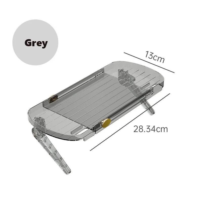1 Pc No Punching TV Screen Top Storage Shelf Multifunction Adjustable Computer Monitor Organizer Rack