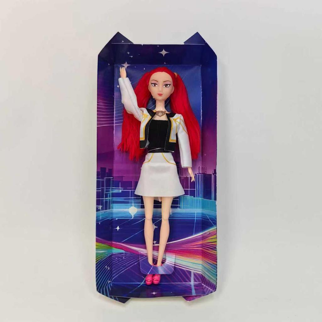 Demon Avcısı K-POP Kız Grubu Bebekleri: Müzikli Işıklı Peluş Figürler