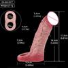 SXXY Multi-Types Skin Touch Hollow Dildo Silicone Male Dick Extender Realistic Delay Ejaculation Sex Toys For Men 18+ Couple Sex