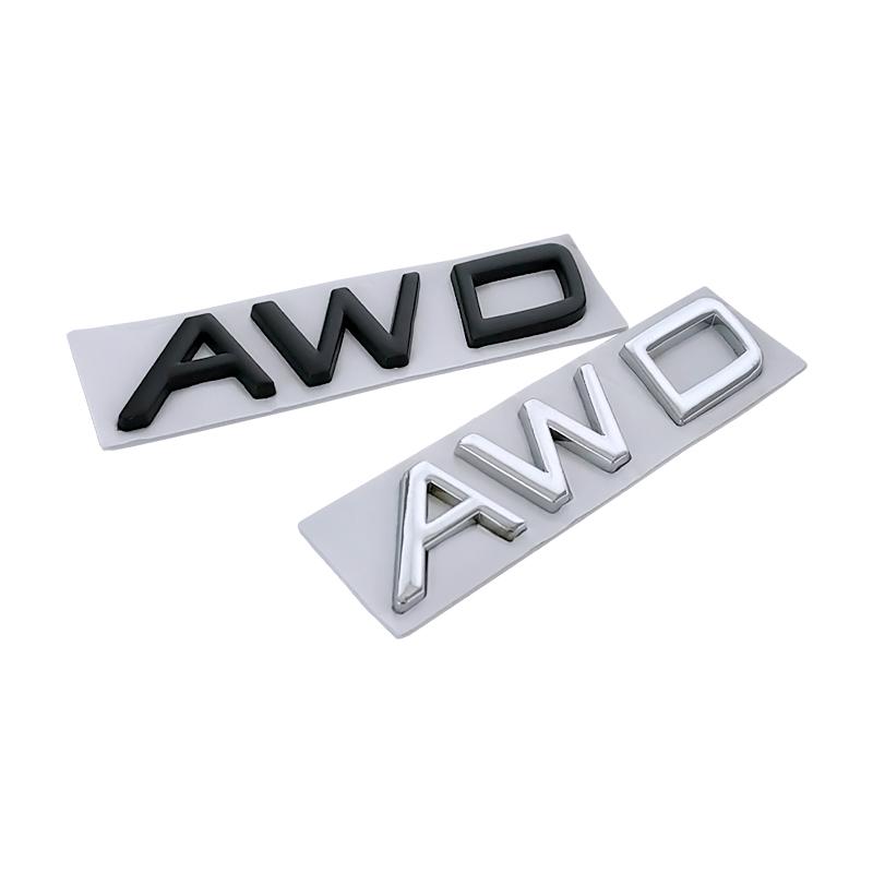 3d Metal T5 Logo T6 Emblem AWD Letters Car Trunk Badge For Volvo S60 C30 850 S40 V40 V70 XC60 V50 S70 C70 V90 T5 T6 AWD Sticker