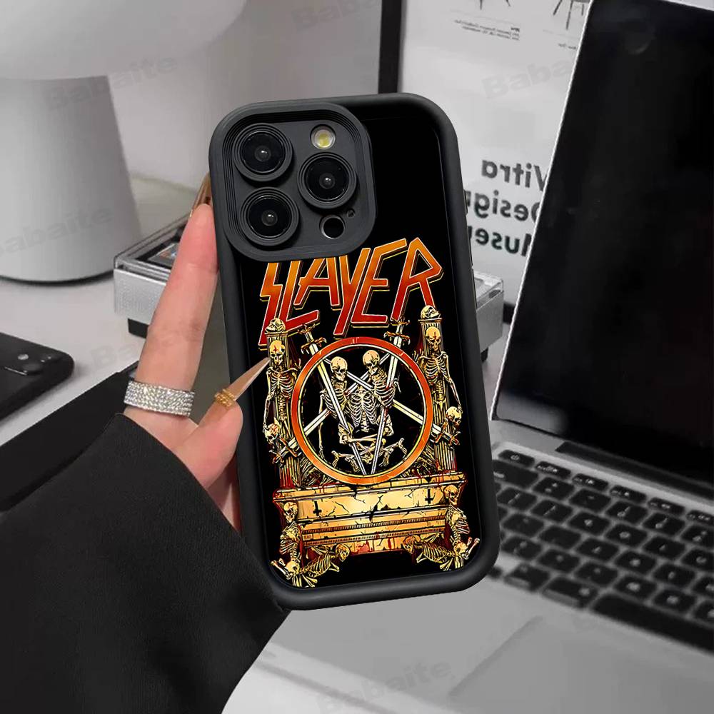 S-Slayers Band Phone Case For IPhone 17 16 15 14 13 12 11 Pro Max Anti Drop Soft Cover