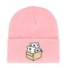 Winter Maltese Knit Hat With Printed Design For Men Women Casual Weather Cold