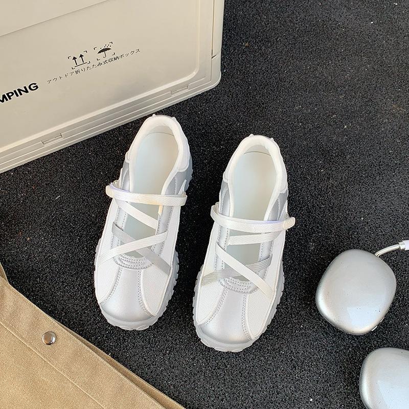 Dexun shoes board shoes women's Velcro 100 new models with casual 2025 spring ins Korean version breathable sports Forrest Gump shoes