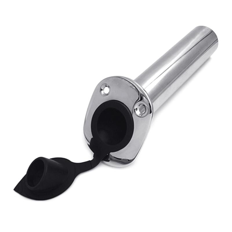 Edelstahl Angelrutenhalter Deckmontage 15/ 30 /90 Grad Rutenhalter Ständer