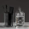 Luxury Transparent Parent-Child Toothbrush & Mouthwash Cup Set with Storage Box