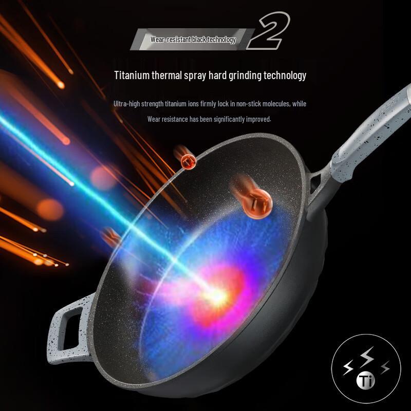 ASD Magic Stone Series 32cm Non-stick Wok