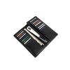 INJOYLIFE Genuine Cow Leather Wallet, Wallet Men's Black 051100051