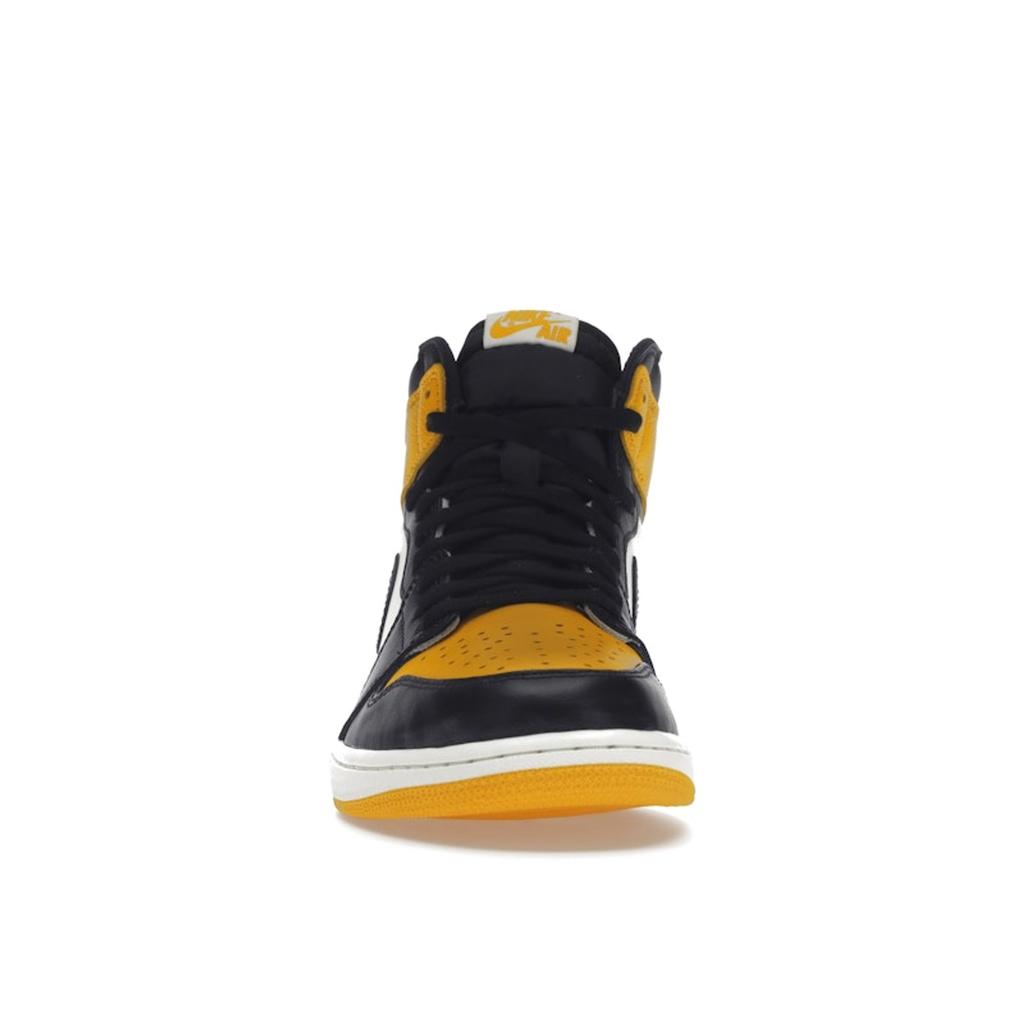 Air Jordan 1 Retro High OG Yellow Toe Unisex Sneakers Taxi Black Sail 555088-711