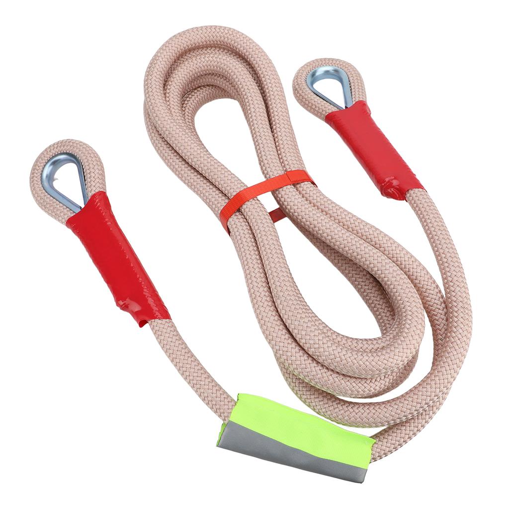 Tow Rope 8818lbs Break Strength Polyester Recovery Rope with 2 Shackles for Full Size Car Large SUV Off Road Vehicles