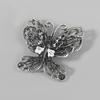 Exaggerated Clothing Alloy Rhinestone Rhinestone Butterfly Brooch Girl Cute Pin Fashion Popular Corsage Accessories