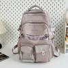 New Japanese schoolbag female ins campus students junior high school senior sense backpack large capacity tooling backpack