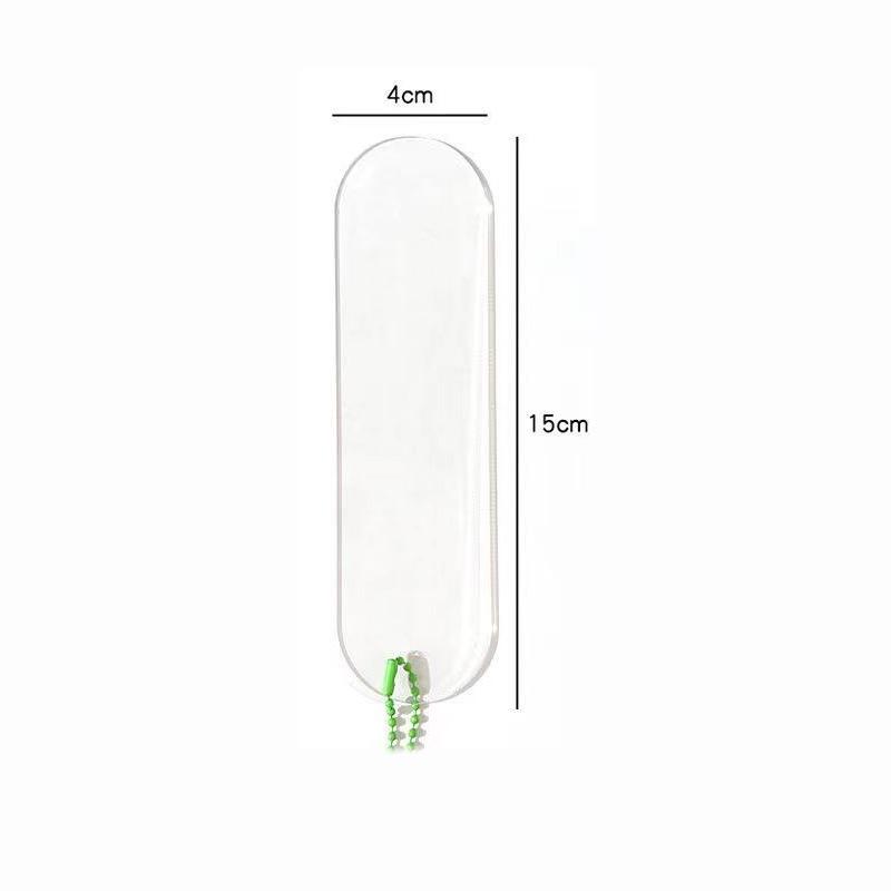 Transparent Acrylic Anime Bookmark - Guka DIY Creative Advertising Bookmark