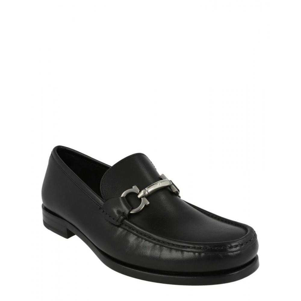 Salvatore Ferragamo Leather Loafers Black Rolo 15