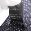 Pristine EMPORIO ARMANI tie Dot Pattern Navy silk mens 340075 Used