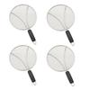 Grease Splatter Guard Stainless Steel Fine Mesh Screen with Easy-Grip Handles Blocks Oil Stains Splash Resistant Cooking Tool