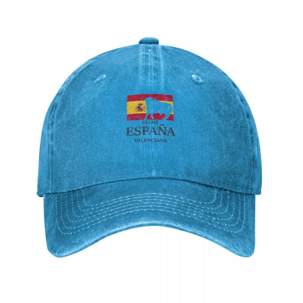 Spanien Elche Valenciana Feiertag Stier Flagge Baseballkappe Sonnenkappe Golfbekleidung benutzerdefinierte Mütze Luxus Unisex-Kappe Unisexs Luxus Damen