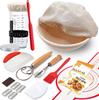 Natural Rattan Bread Proofing Baskets Set - Round & Oval Fermentation Tools