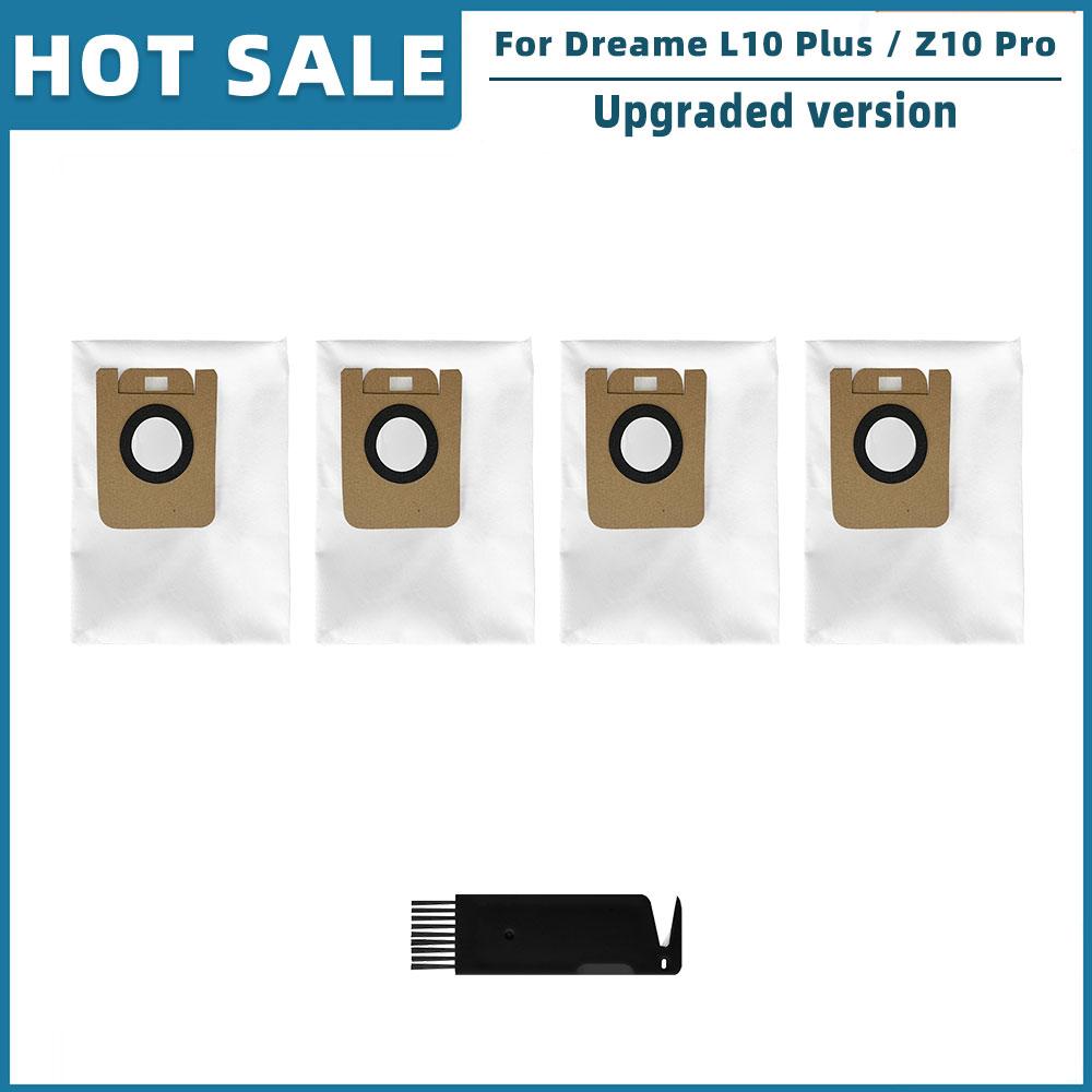 Kompatibel für Dreame Bot L10 Plus / Z10 Pro Saugroboter RLS5D Ersatzteile Zubehör Haupt-Seitenbürste Filter Staubbeutel Mopplappen