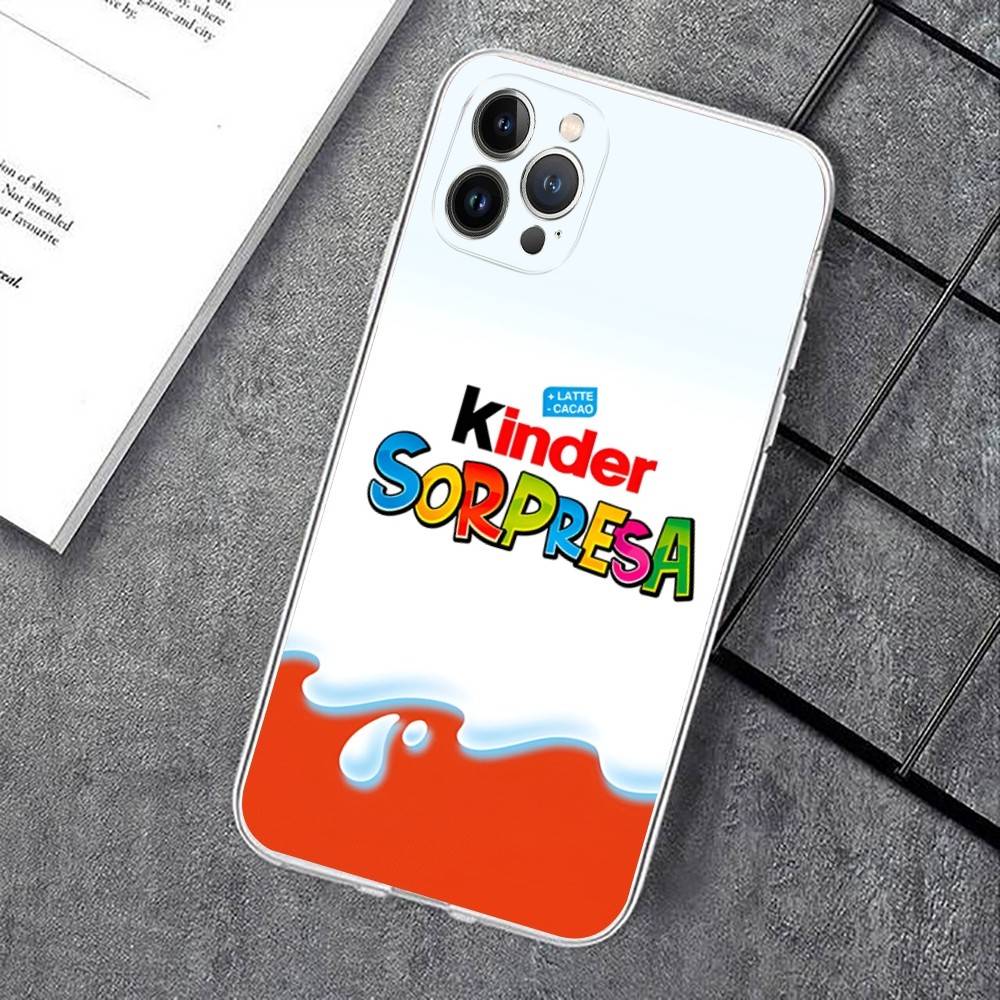 Trolly Egg KINDER JOY Surprise Phone Case For IPhone 17 16 15 14 13 12 11 Pro XS Max Plus Soft Silicone Cover