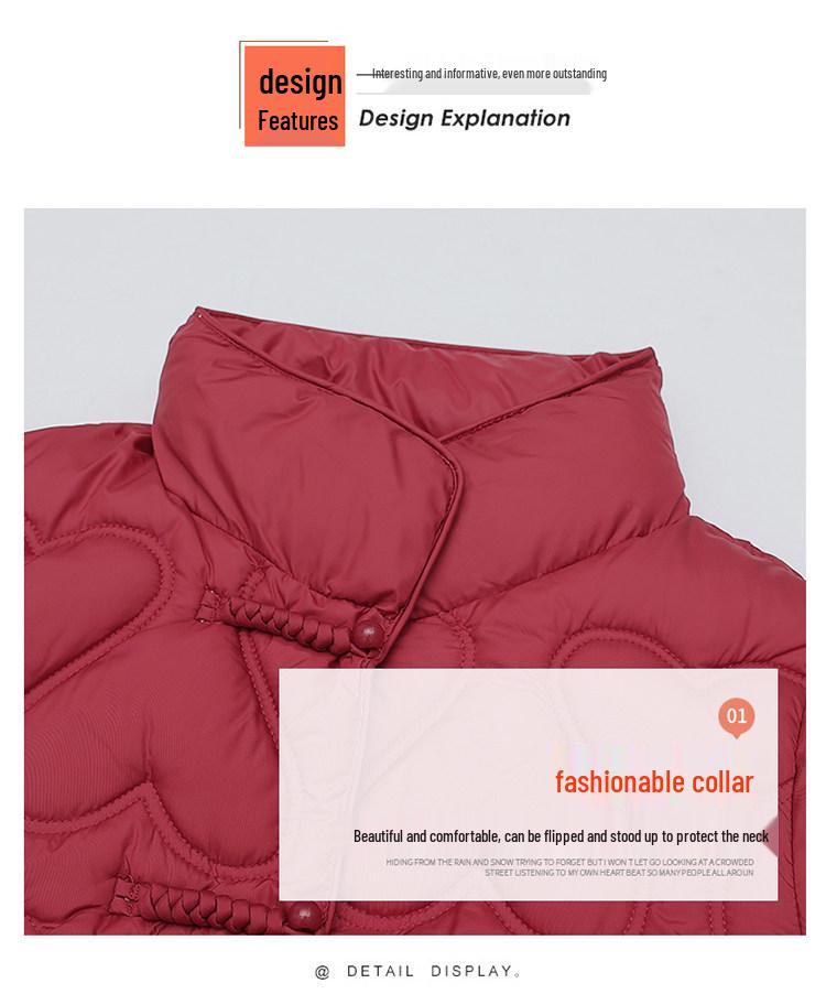 Hengyuanxiang Winter Cotton Jacket for Middle-aged Women - Chinese Style, Warm, Short Design