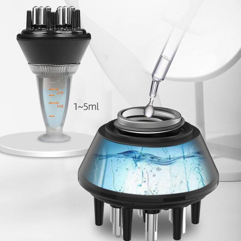 Hair Scalp Applicator Comb Smear Type Scalp Applicator Treatments With 5ml Nourish Essence Oil Massage Shampoo Blood Circulation
