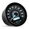 Daytona VELONA Motorcycle Electric Speedometer with Indicator and Black 44202 Voltmeter, Body/White LED, 60mm, 200km/h Display,