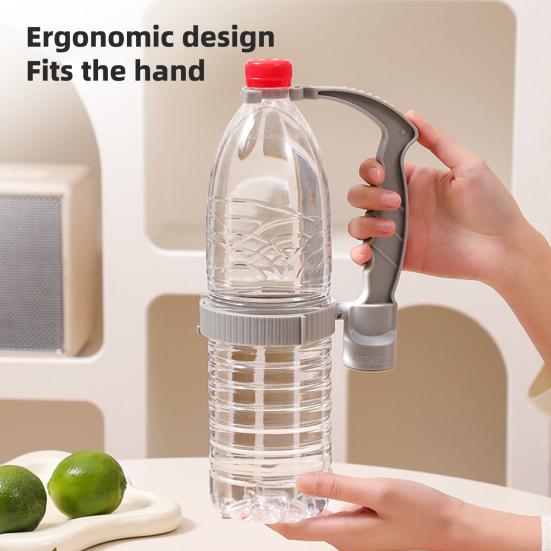 Yousheng Beverage Handle with Bottle Opener Adjustable Bottled Drink Carrier Grip Pouring Handle Reusable Cola Soda Water Bottle Plastic Grab Handle