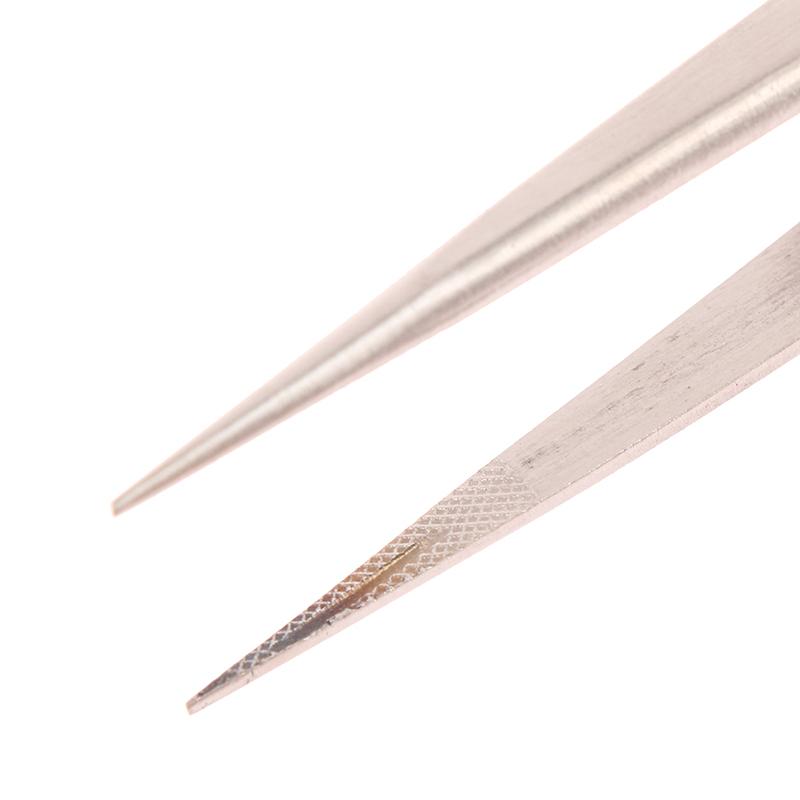 Jewelry Making Tool Tweezers Concave Groove Diamond Stainless Steel Adjustable Craft Tools For Jeweler