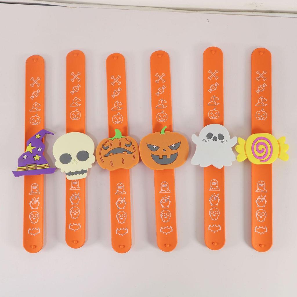 Cartoon Halloween Snap Bracelet for Kids - Creative and Fun Party Decoration