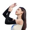 Women’s Plus Size UV Protection Arm Sleeves, Ice Silk Cooling Sleeves, Breathable Loose Sun Sleeves for Cycling Running Outdoor