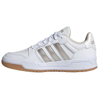 ENTRAP Textile, Synthetic Leather Low Top Skateboard Shoes Unisex White Gold JP9960