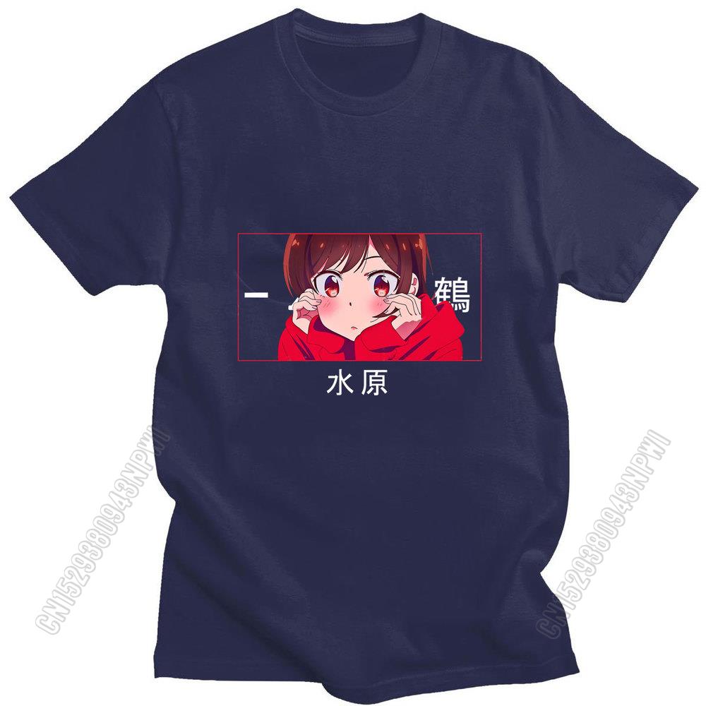 Men Rent A Girlfriend Chizuru Mizuhara Anime 2024 the New T-Shirts Funny Tops Ruka Sarashina Pure Cotton Harajuku T Shirt