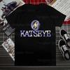 KATSEYE Korean Casual Tshirt Womens Plus Print Short Sleeve Round Neck Slight Stretch Tshirt