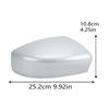 Rearview Mirror Cover Cap For Nissan Sentra 2013 2014 2015 2016- US Version Moonlight Silver With Buckle Car Accessories
