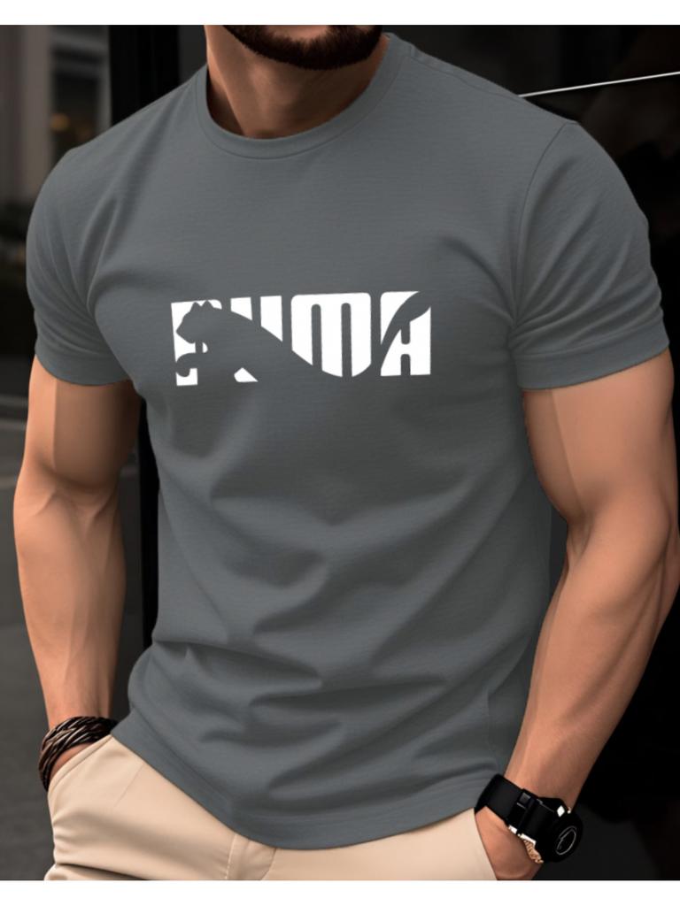 2026 New Cotton T Shirt 2026 New Graphic Print T Shirt 2026 New Slim Fit T Shirt Unisex Animal Silhouette Print Streetwear