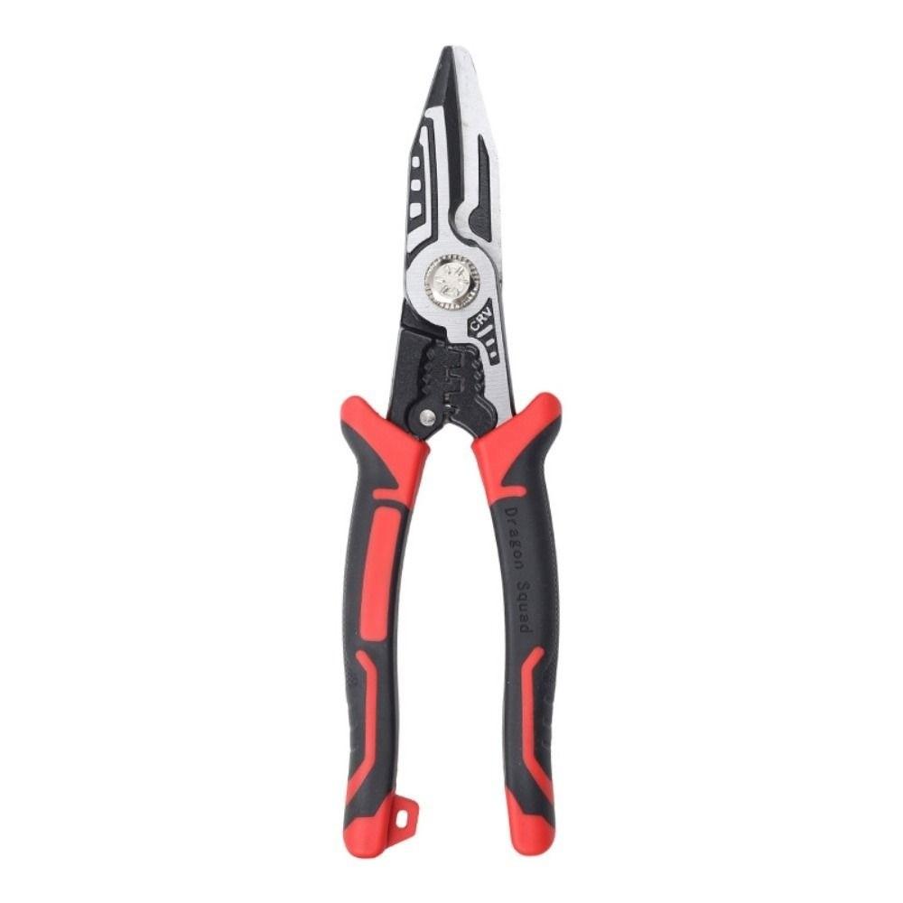 Multifunctional Wire Stripping Pliers Anti Slip Handle Aviation Snips Metal Sheet Shear Linesman