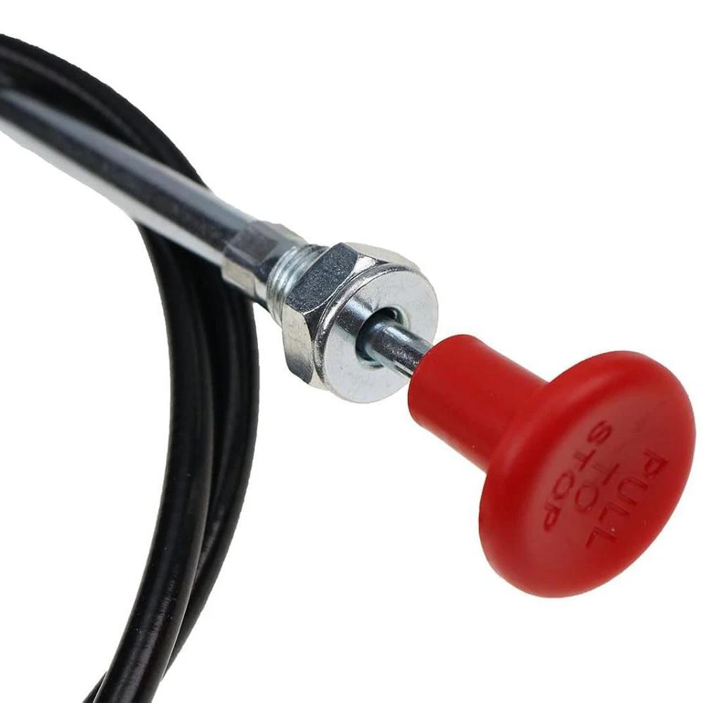 High-Quality Fuel Stop Cable E5NN9C331EA For Ford Tractors Control Bonnet Throttle Engine Fuel For Wire Parts Garden