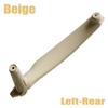 Beige Genuine Leather Car Front Rear / Left Right Interior Door Handle Inner Panel Pull Trim Cover For BMW E70 E71 X5 X6 07-13