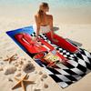 Lightning McQueen Beach Towel Outdoor Camping Beach Towel for Vacation Swim Outdoor Pool Absorbent Bath Towel
